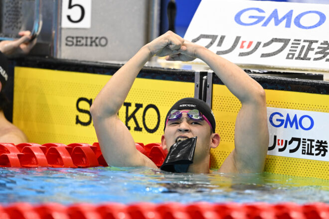 渡辺が200m平泳ぎで復活の狼煙を上げる泳ぎで快勝（第99回日本選手権